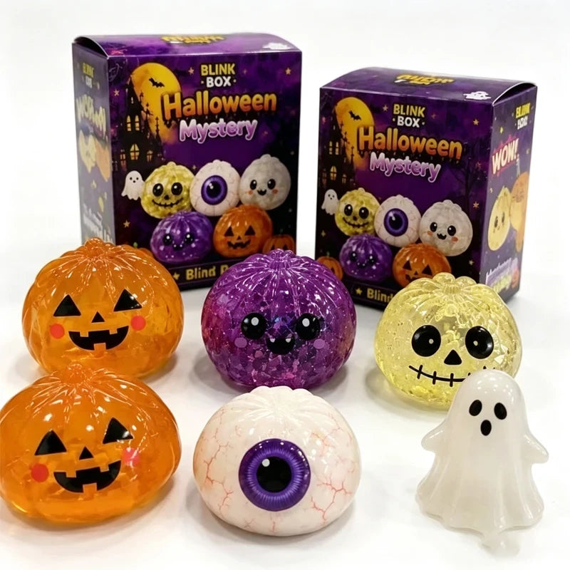 Halloween Blind Box Glitter Squishy Toy