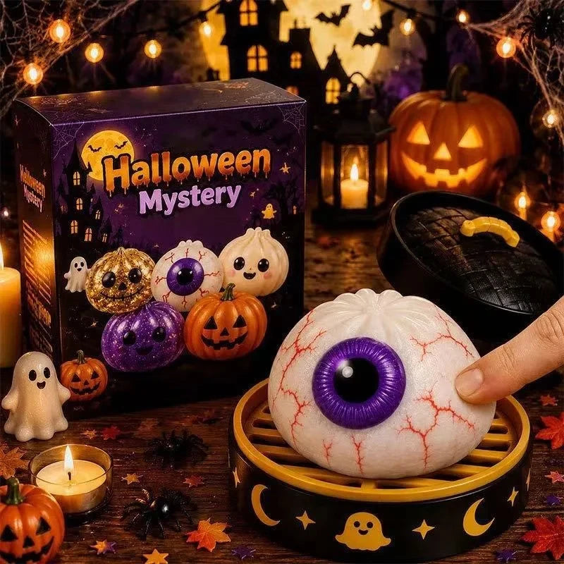 Halloween Blind Box Glitter Squishy Toy
