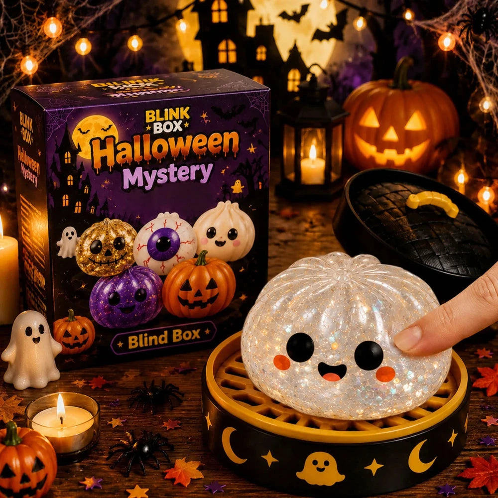 Halloween Blind Box Glitter Squishy Toy