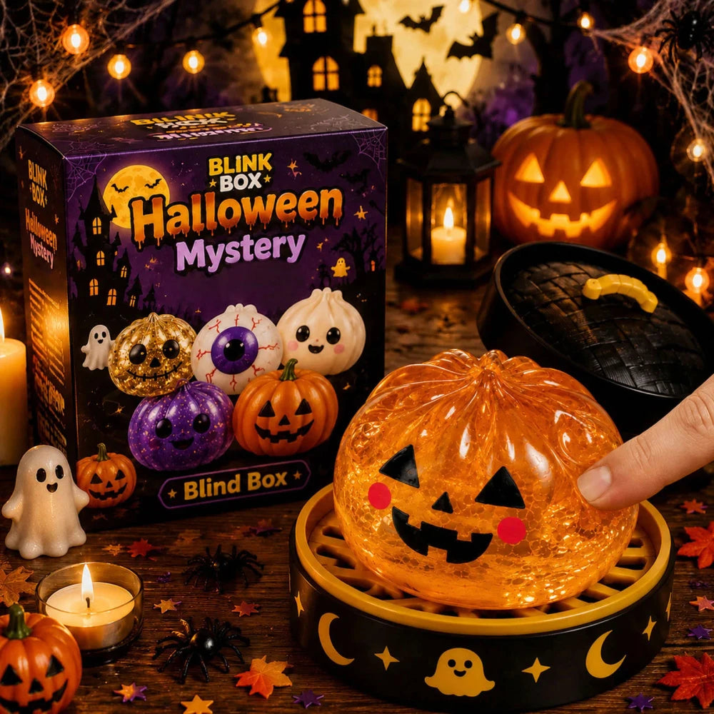 Halloween Blind Box Glitter Squishy Toy