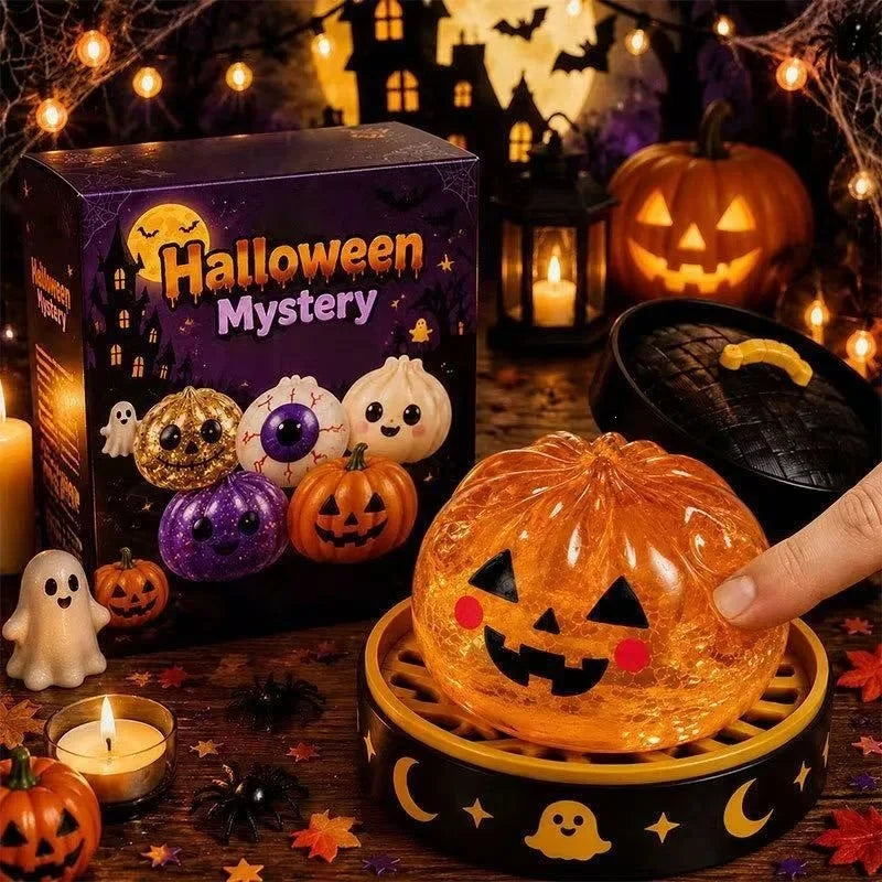 Halloween Blind Box Glitter Squishy Toy